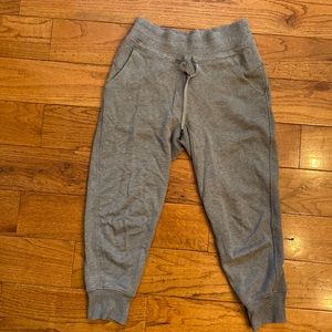 High-waisted Grey Lululemon Joggers